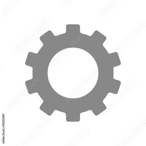 Gear vector icon