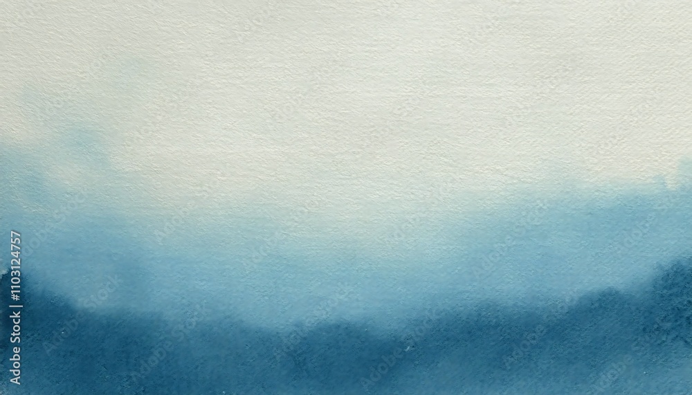 Aged watercolor paper texture with light blue and brown paint, perfect for vintage design and grunge art Aged watercolor paper texture with light blue and brown paint, perfect for vintage design and grunge art