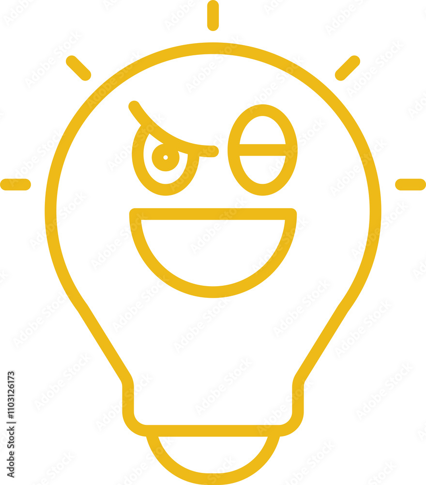 Blink Eye Light Bulb Emoji Blink Eye Light Bulb Emoji