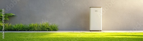 Efficient Peak Energy Solutions and Storage Systems. Solar-powered battery storage image showcasing renewable energy technology.