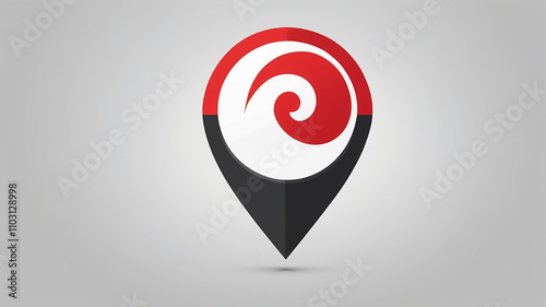 A sleek, modern location pin icon designed in a simple teardrop shape. The pin is bright red with a white circular inner marker for clear visibility. The clean lines and minimalist design ensure easy Free Download A sleek, modern location pin icon designed in a simple teardrop shape. The pin is bright red with a white circular inner marker for clear visibility. The clean lines and minimalist design ensure easy - GFXLoad