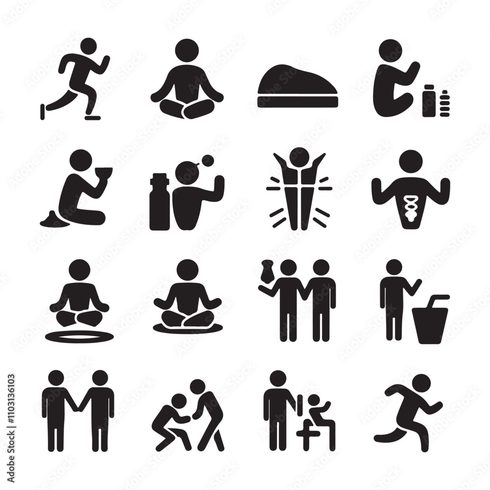 Flat Design Icon Set for Business and Technology Flat Design Icon Set for Business and Technology