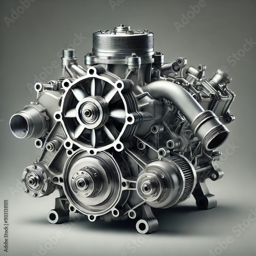 Powerful Engine Auto Parts Industrial Machine Mechanical Engineering Transportation Technology Auto