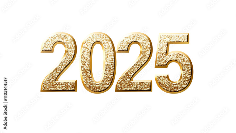 Glittering Gold New Year Design Glittering Gold New Year Design