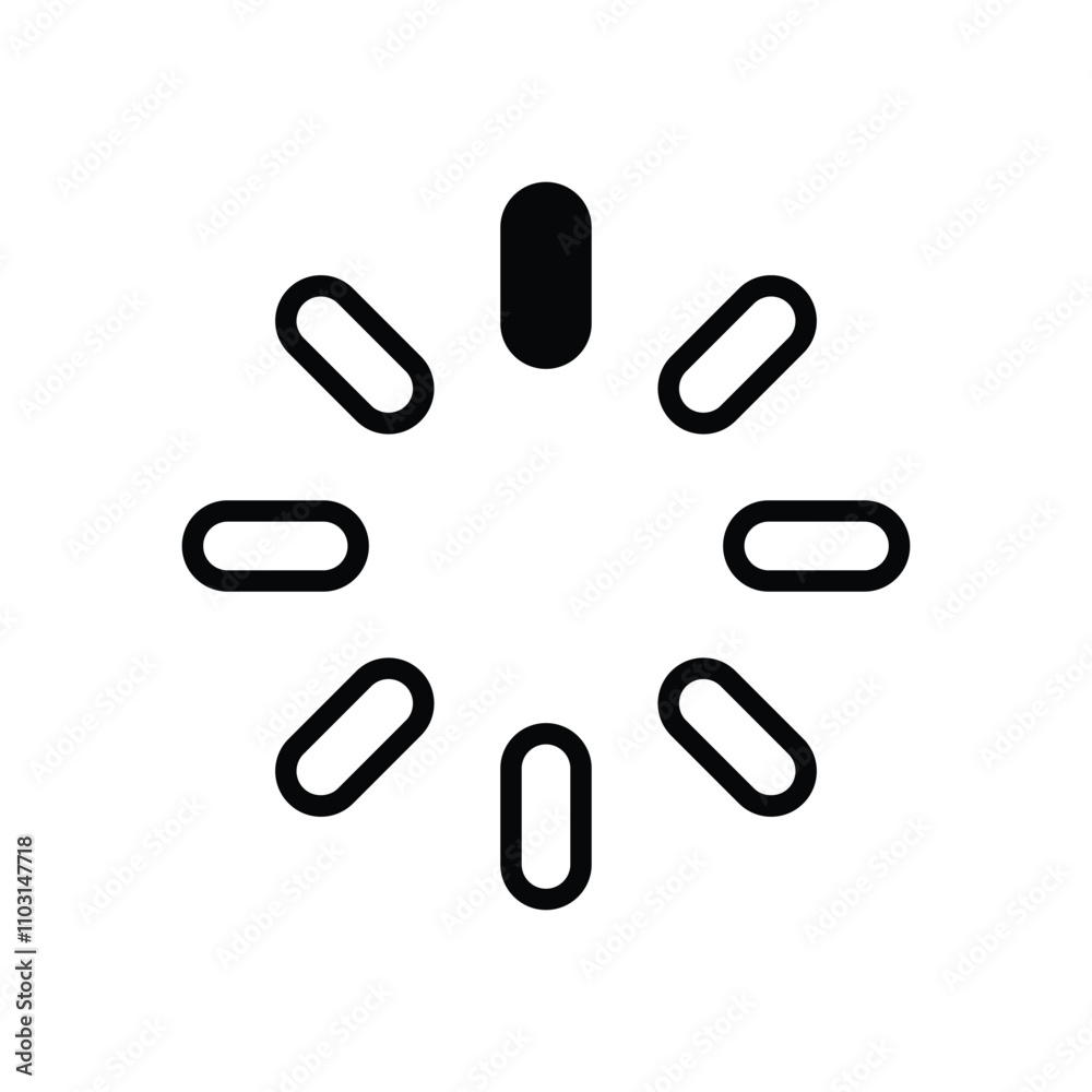 Loading icons set vector stock illustration Loading icons set vector stock illustration