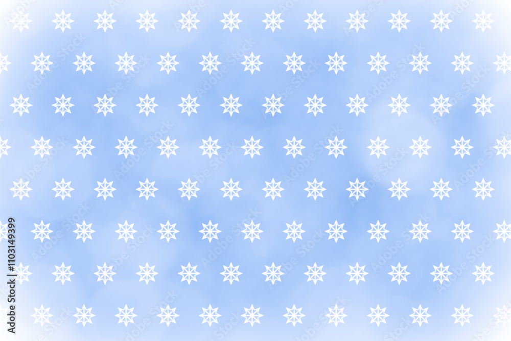 white snowflakes against light blue bokeh backdrop white snowflakes against light blue bokeh backdrop