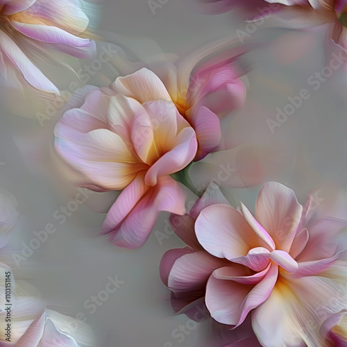 Close Up Flower Petals as Design Element