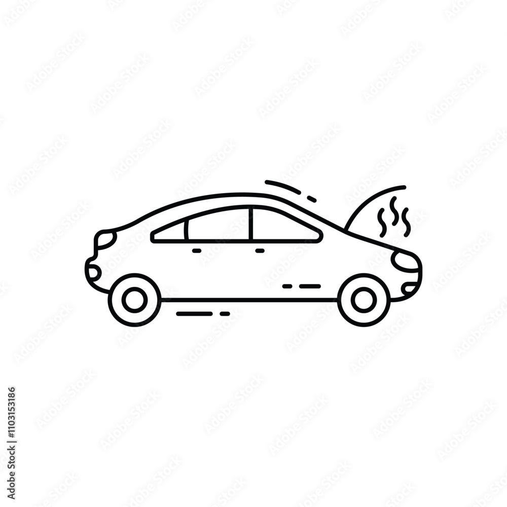 Fototapeta premium Tanker vector icon