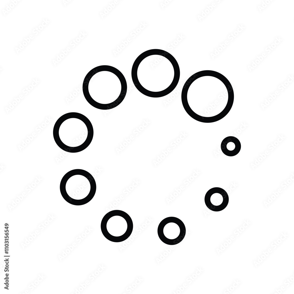 Loading icons set vector stock illustration Loading icons set vector stock illustration