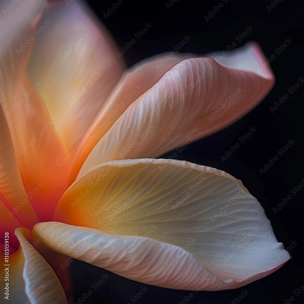 Close Up Flower Petals as Design Element Close Up Flower Petals as Design Element