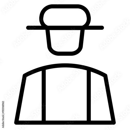 Agriculture Farmer Tool Line Icon