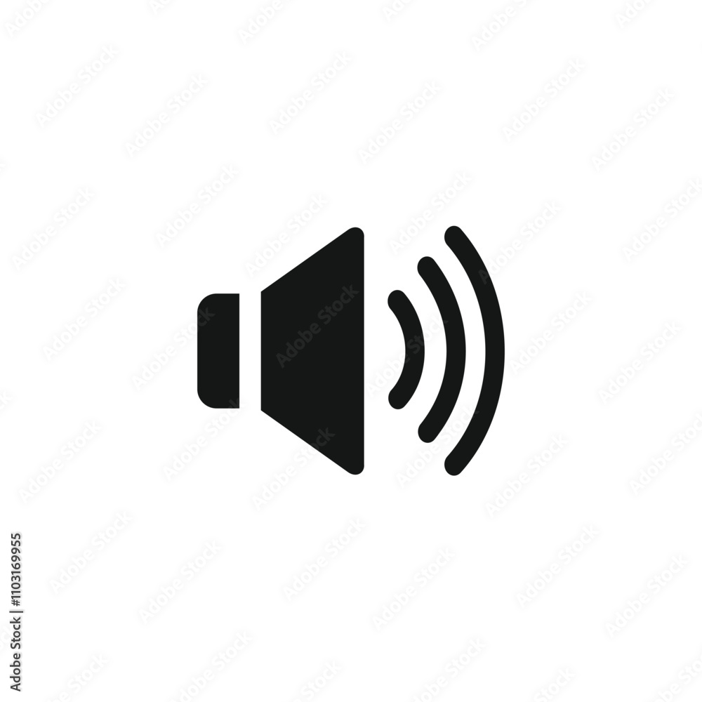 Speaker icon template vector illustration Speaker icon template vector illustration