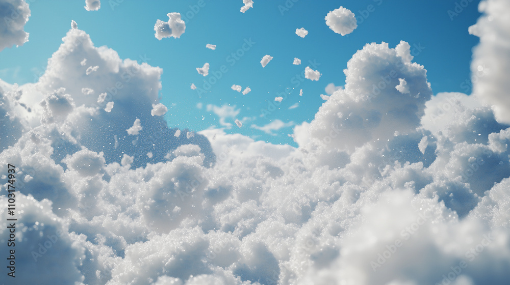 青空と雲のイメージ 青空と雲のイメージ
