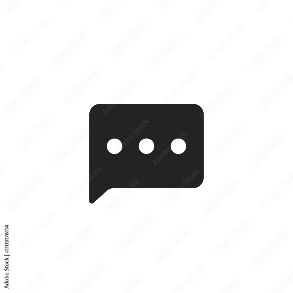 Chat icon template vector illustration Chat icon template vector illustration
