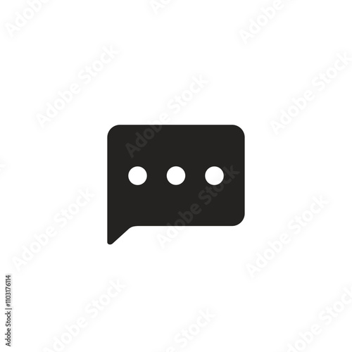 Chat icon template vector illustration