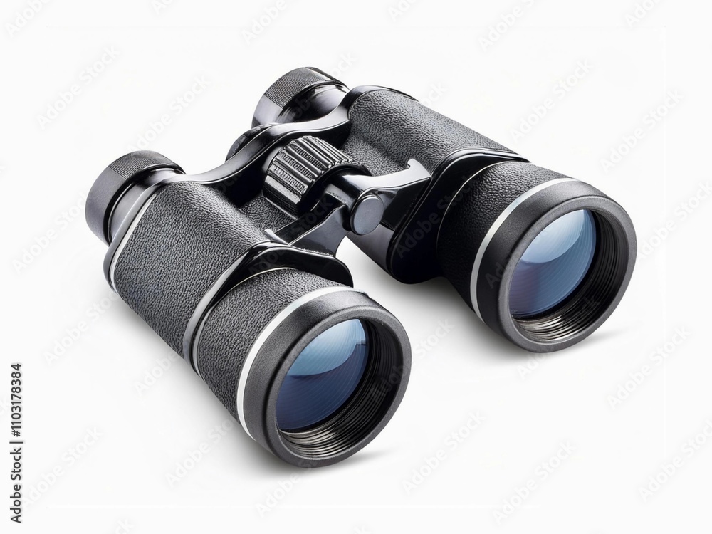 Binocular isolated on white background with clipping path Binocular isolated on white background with clipping path
