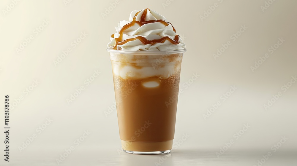 Caramel Drizzle Iced Coffee with Whipped Cream Caramel Drizzle Iced Coffee with Whipped Cream