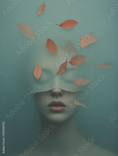 Artistic Surreal Modern Contemporary Woman Portrait