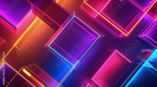 abstract background with squares