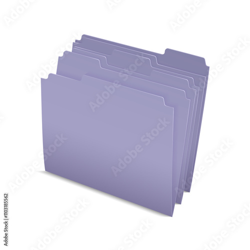 Folders for storing documents. Vector illustration. Sketch for creativity.