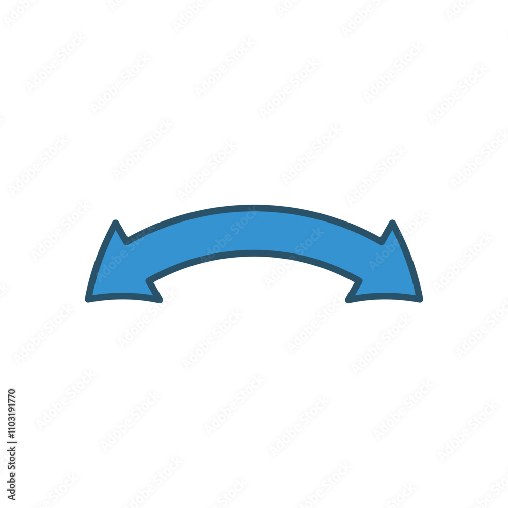 Double Arrow vector icon stock illustration Double Arrow vector icon stock illustration