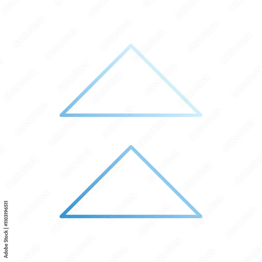 Up Ward vector icon stock illustration Up Ward vector icon stock illustration