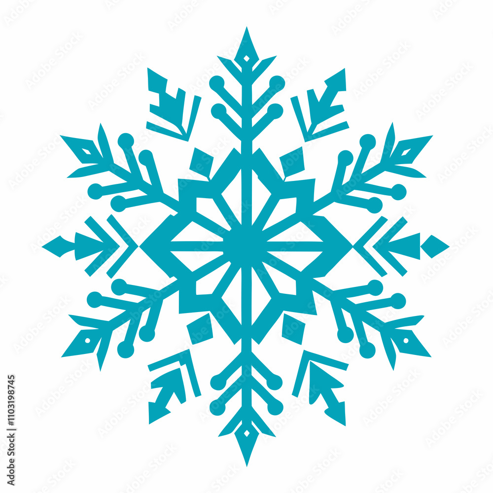 Beautiful Christmas snowflakes vector design for festive themes. Beautiful Christmas snowflakes vector design for festive themes.