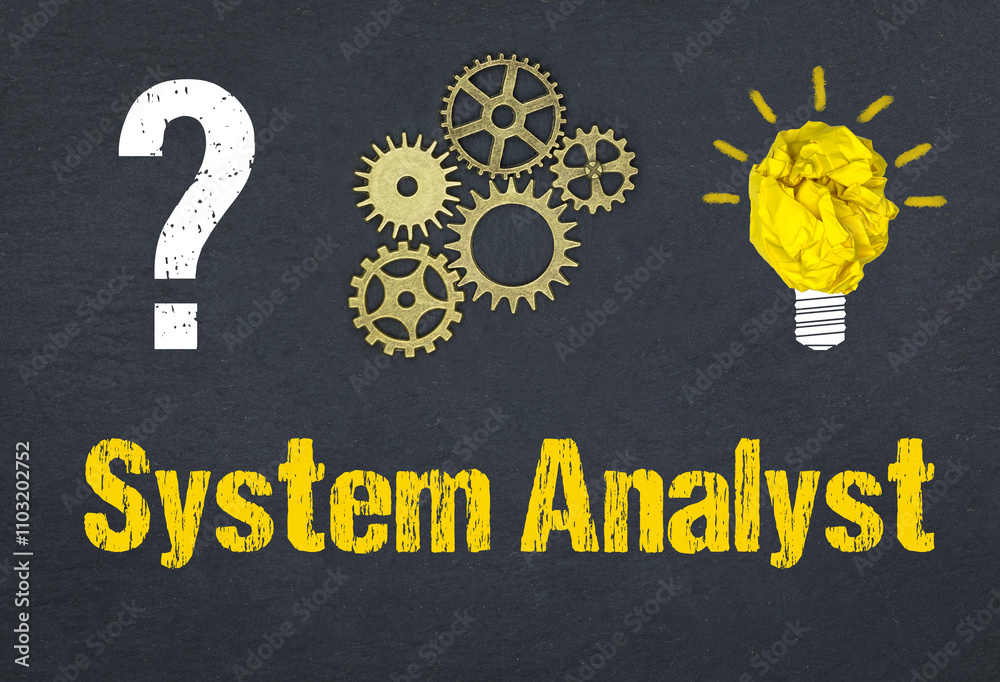 Obraz premium System Analyst 