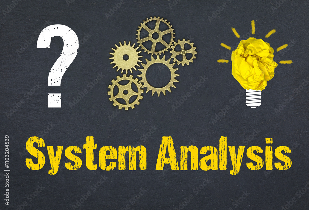 Obraz premium System Analysis 