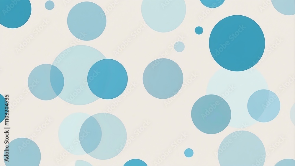 Abstract shade of blue circles on pastel gray background Abstract shade of blue circles on pastel gray background