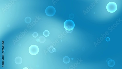Wallpaper Mural Blue gradient background with scattered white circles. Suitable for digital presentations, web design, or abstract backgrounds in graphic design projects. Torontodigital.ca