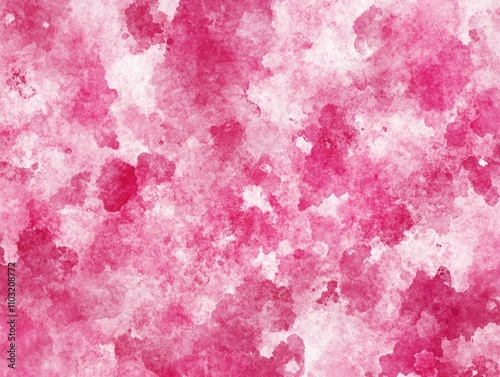 Pink Watercolor Background with Spots