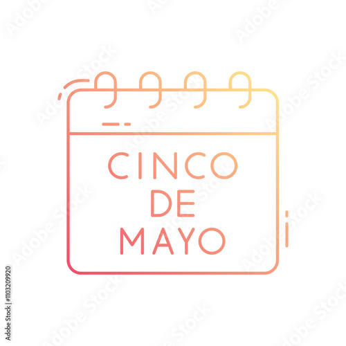 Cinco de mayo vector icon