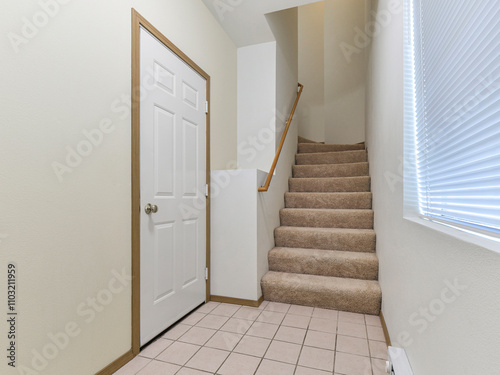 Modern residential front entrance interior