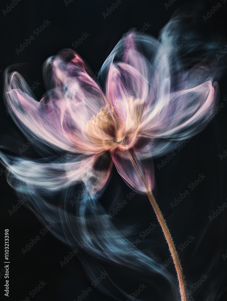 Fototapeta premium Flower Floral Botanical Graphic Design Asset