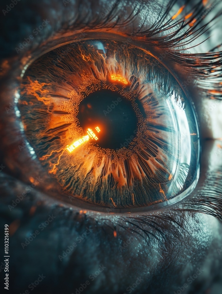 Fototapeta premium Digital Art Eye of Terror