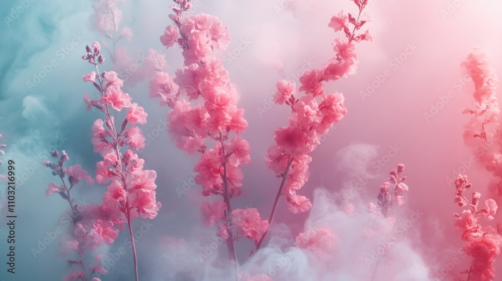 Fototapeta premium Pink Blossom Dreamscape