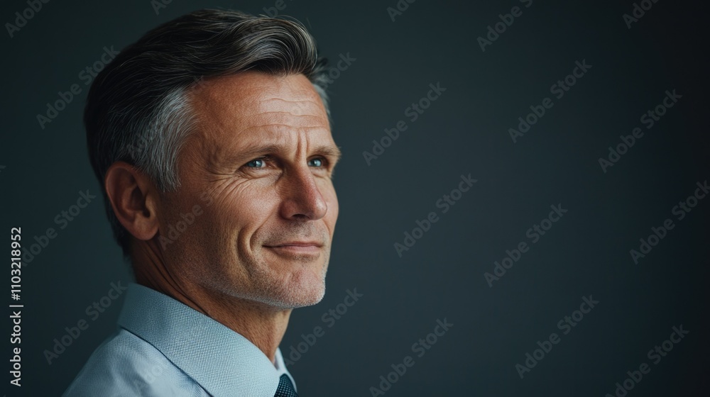 Obraz premium Determined Executive Portrait