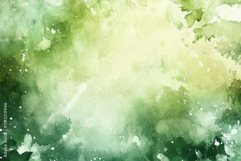 Light mint green watercolor background with gentle brush digital Light mint green watercolor background with gentle brush digital