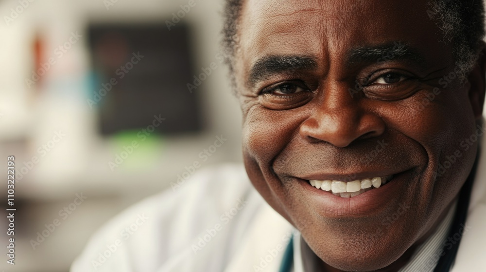 Smiling African American Doctor