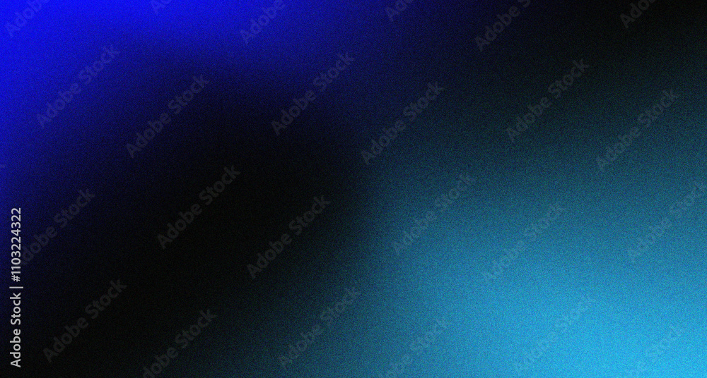 Fototapeta premium Dark blue black grainy blend blurred smooth transitions tone empty space for design
