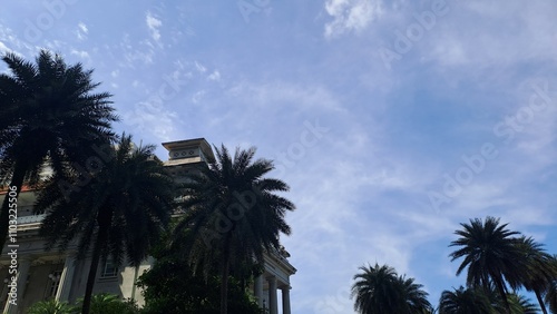 Blue and Cool Sky In Central Business District of Singapore