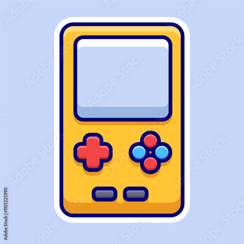 Gaming elements illustration cartoon