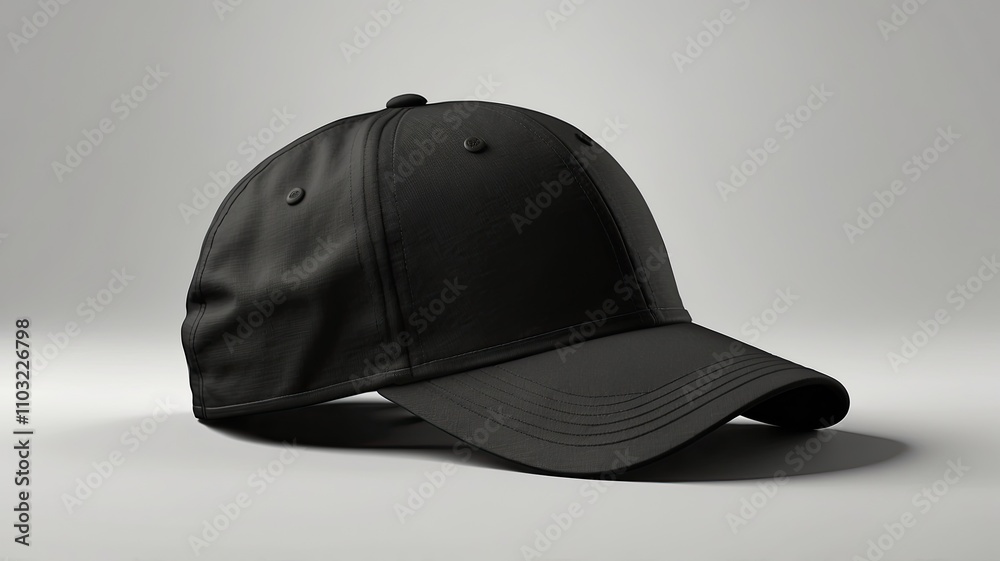 Black Baseball Cap on White Background
Black Baseball Cap on White Background