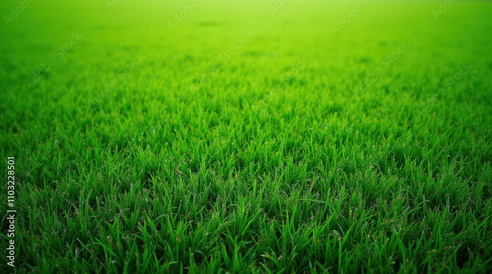 Obraz premium Vibrant Green Grass Field Textures for Background - Perfect for Golf, Soccer, and Nature Themes