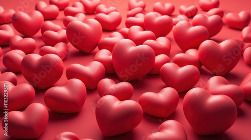 Romantic Heart Patterns and Background for Valentine’s Day, Love, and Wedding Designs