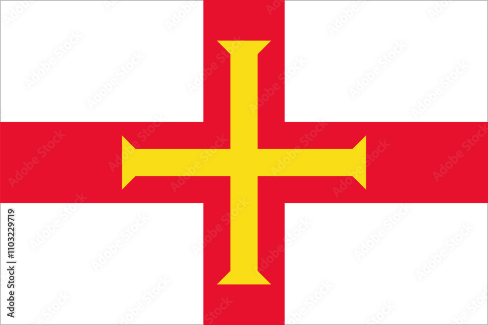 Flag of Bailiwick of Guernsey Flag of Bailiwick of Guernsey