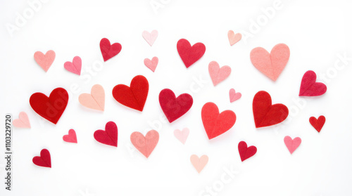 Romantic Heart Patterns and Background for Valentine’s Day, Love, and Wedding Designs