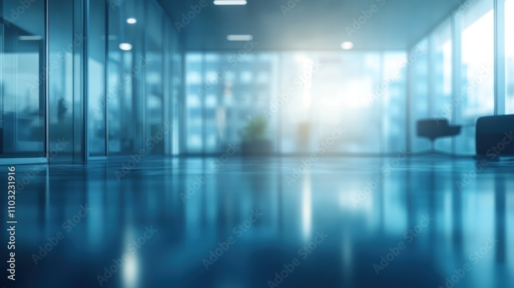 Modern Office Interior Design: Blue Hue Serenity Modern Office Interior Design: Blue Hue Serenity