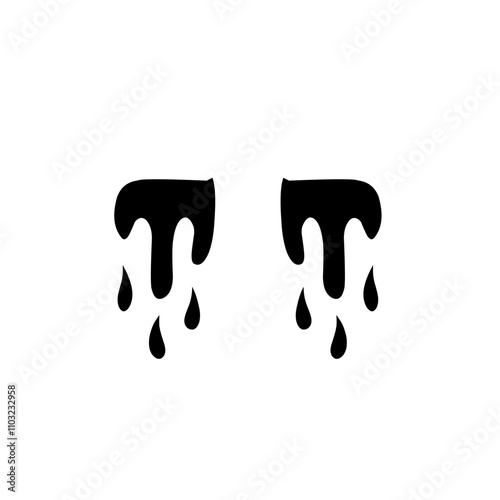 cartoon tear icon
